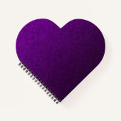 Marmer paars patroon notitieboek (Voorkant)