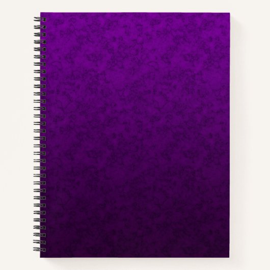 Marmer paars patroon notitieboek (Voorkant)