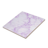 Marmer paars violet wit tegeltje (Zijkant)