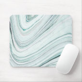 Marmer Paper, Aqua/Grey-Muismat Muismat (Met muis)