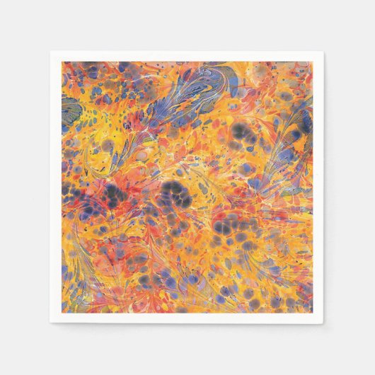 marmer papier standaard cocktail servet (Voorkant)