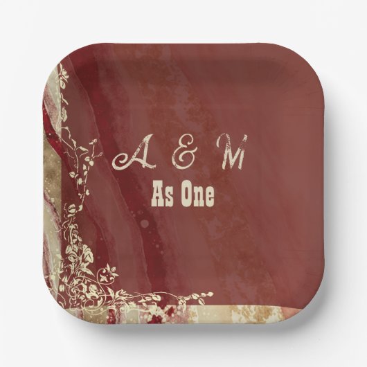 Marmer Papieren Bordje (Voorkant)