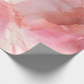 Marmer Pastel Roze Cadeaupapier (Hoek)