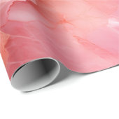 Marmer Pastel Roze Cadeaupapier (Rol Hoek)