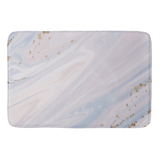 Marmer Pastel Stone Texture Glitter Waterverf Badmat (Voorkant)