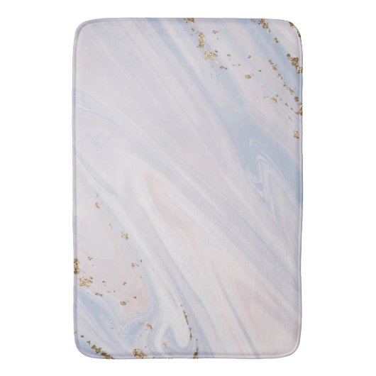 Marmer Pastel Stone Texture Glitter Waterverf Badmat (Voorkant Verticaal)