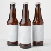 Marmer Pastel Stone Texture Glitter Waterverf Bier Etiket (Flessen)