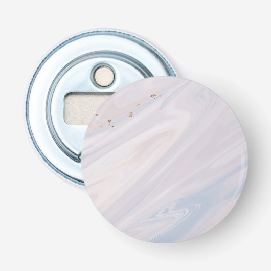 Marmer Pastel Stone Texture Glitter Waterverf Button Flesopener (Voorkant)
