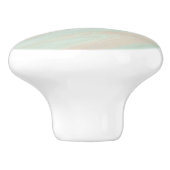 Marmer Pastel Stone Texture Glitter Waterverf Keramische Knop (Zijkant)