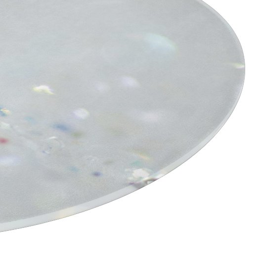 Marmer Pastel Stone Texture Glitter Waterverf Snijplank (Hoek)