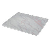 Marmer Pastel Stone Texture Glitter Waterverf Snijplank (Hoek)