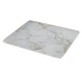 Marmer Pastel Stone Texture Glitter Waterverf Snijplank (Hoek)