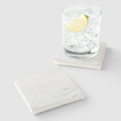 Marmer Pastel Stone Texture Glitter Waterverf Stenen Onderzetter (Zijkant)