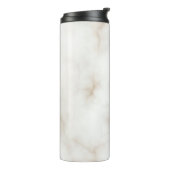 Marmer Pastel Stone Texture Glitter Waterverf Thermosbeker (Gedraaid links)