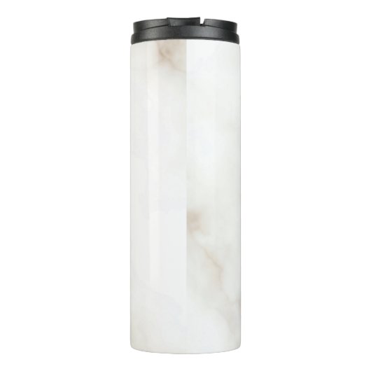 Marmer Pastel Stone Texture Glitter Waterverf Thermosbeker (Achterkant)