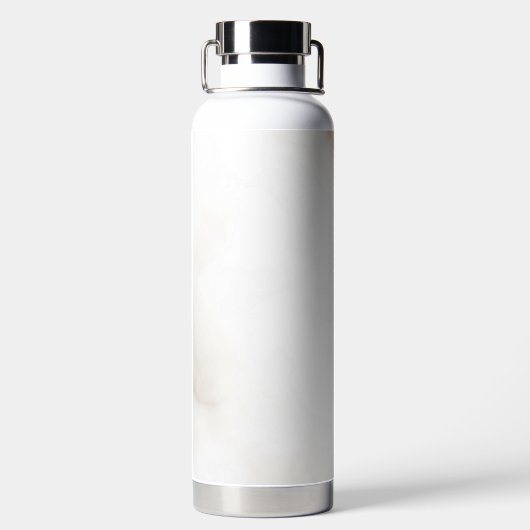 Marmer Pastel Stone Texture Glitter Waterverf Waterfles (Achterkant)