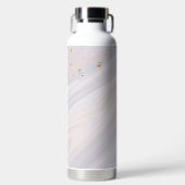 Marmer Pastel Stone Texture Glitter Waterverf Waterfles (Voorkant)