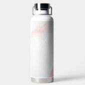 Marmer Pastel Stone Texture Glitter Waterverf Waterfles (Achterkant)