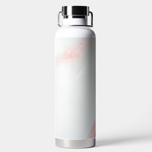 Marmer Pastel Stone Texture Glitter Waterverf Waterfles (Achterkant)