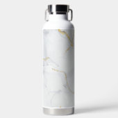 Marmer Pastel Stone Texture Glitter Waterverf Waterfles (Voorkant)