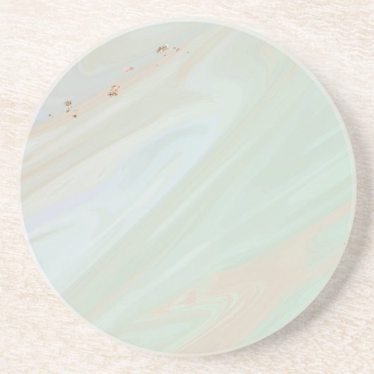 Marmer Pastel Stone Texture Glitter Waterverf Zandsteen Onderzetter (Voorkant)