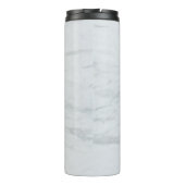 Marmer Pastel Stone Texture Thermal Tumbler Thermosbeker (Achterkant)