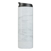Marmer Pastel Stone Texture Thermal Tumbler Thermosbeker (Geroteerd rechts)