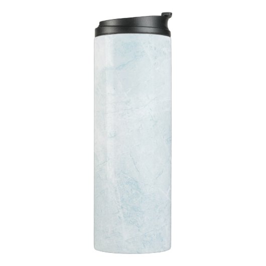 Marmer Pastel Stone Texture Thermal Tumbler Thermosbeker (Gedraaid links)