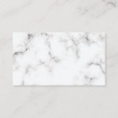 marmer patisserie banketbakker bakkerij roze crème visitekaartje (Achterkant)