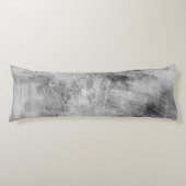 Marmer Patroon Geborsteld Polyester Lichaamskussen (Voorkant)