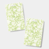 Marmer Patroon Groen Badge (Voor- en achterkant)