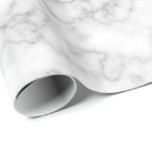 Marmer Pattern Gray White Marged Stone Achtergrond Cadeaupapier (Rol Hoek)