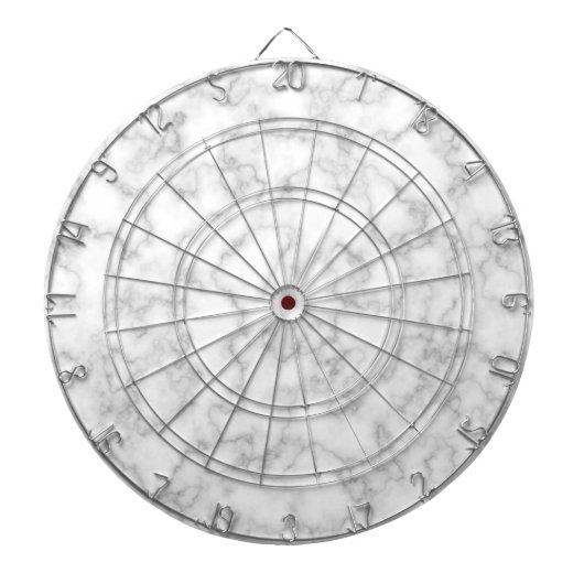 Marmer Pattern Gray White Marged Stone Achtergrond Dartbord (Voorkant)