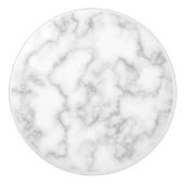 Marmer Pattern Gray White Marged Stone Achtergrond Keramische Knop (Voorkant)