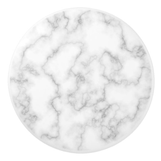 Marmer Pattern Gray White Marged Stone Achtergrond Keramische Knop (Voorkant)