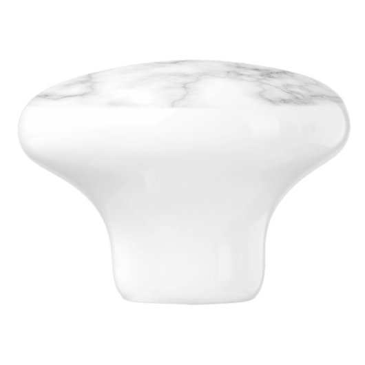 Marmer Pattern Gray White Marged Stone Achtergrond Keramische Knop (Zijkant)