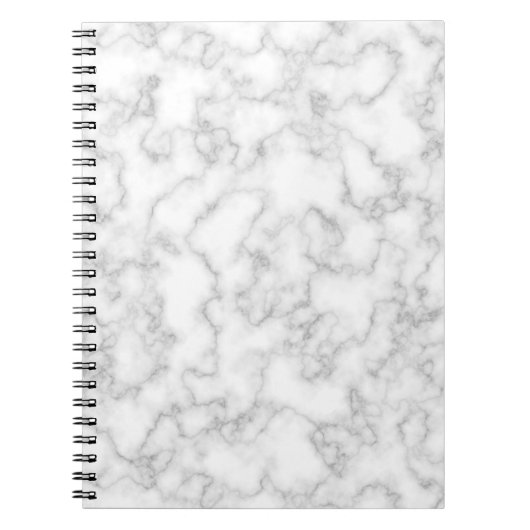 Marmer Pattern Gray White Marged Stone Achtergrond Notitieboek (Voorkant)