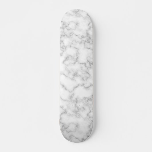 Marmer Pattern Gray White Marged Stone Achtergrond Persoonlijk Skateboard (Voorkant)