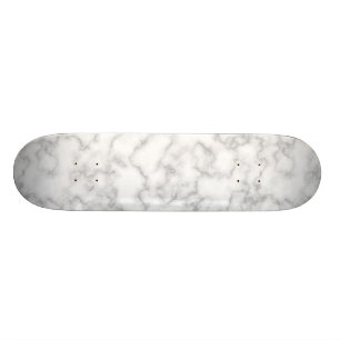 Marmer Pattern Gray White Marged Stone Achtergrond Persoonlijk Skateboard