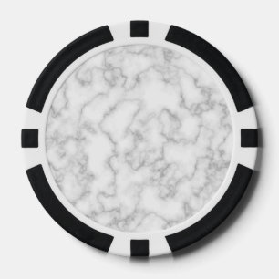 Marmer Pattern Gray White Marged Stone Achtergrond Pokerchips