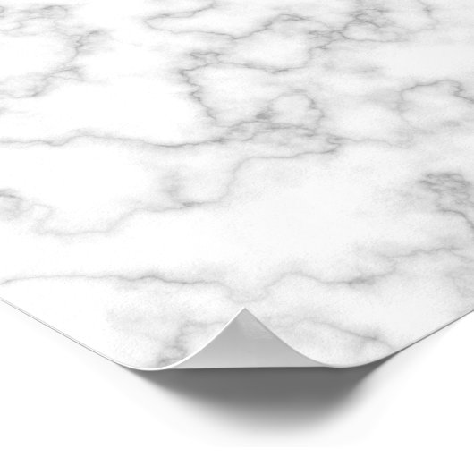 Marmer Pattern Gray White Marged Stone Achtergrond Poster (Hoek)