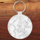 Marmer Pattern Gray White Marged Stone Achtergrond Sleutelhanger (Voorkant)