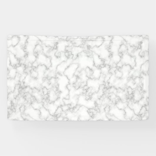 Marmer Pattern Gray White Marged Stone Achtergrond Spandoek (Horizontaal)