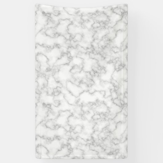 Marmer Pattern Gray White Marged Stone Achtergrond Spandoek (Verticaal)