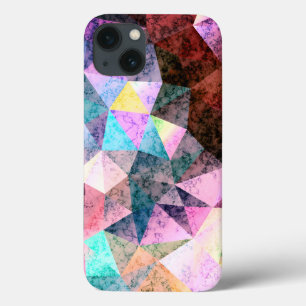 Marmer polygonal patroon Case-Mate iPhone case