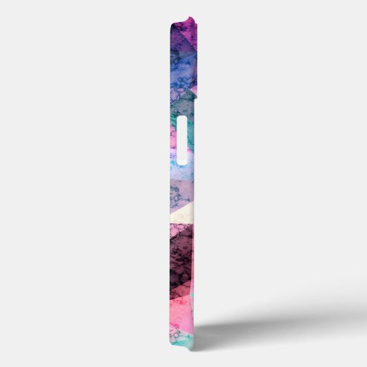 Marmer polygonal patroon Case-Mate iPhone case (Achterkant / Rechts)