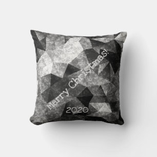 Marmer polygonal patroon kussen
