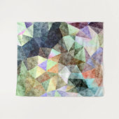 Marmer polygonal patroon wandkleed (Voorkant (horizontaal))