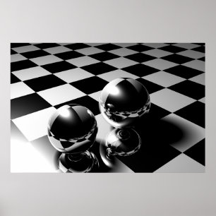 Marmer-reflectie Poster