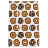 Marmer Rogge Eenvoudige Bagels Ontbijt Brunch NYC  Medium Cadeauzakje (Achterkant)